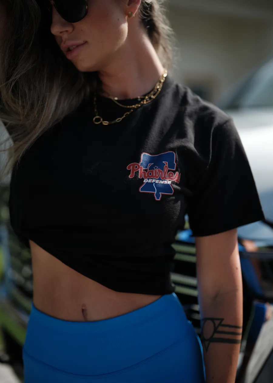 Fairless Defense black crop top