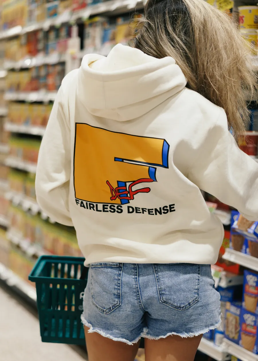 Fairless Defense hoodie back print