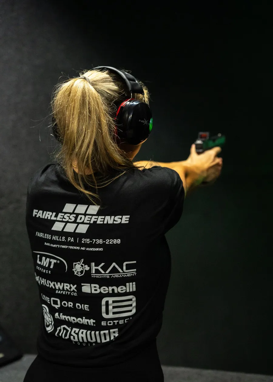 At the range
